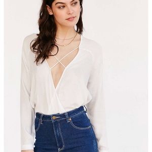 Urban Outfitters Silence & Noise Surplice Top